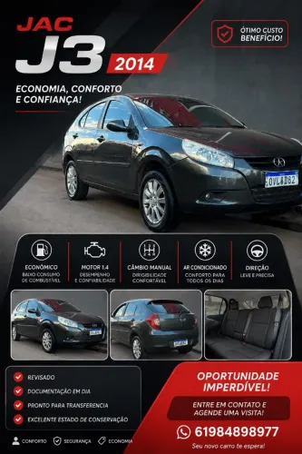 JAC J3 1.4 16V 5P Mec. 2014