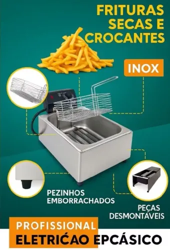 FRITADEIRA ELÉTRICA NA CAIXA