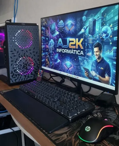 PC Completo com i5 12400F 16Gb Ram Placa de vídeo RX 570 XFX 8Gb
