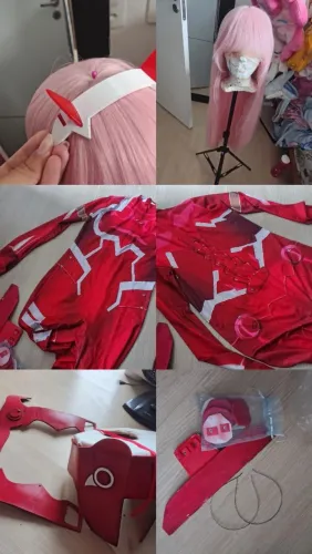 Cosplay completo da Zero Two 