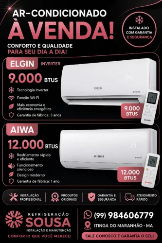 Vendo Ar condicionado novos