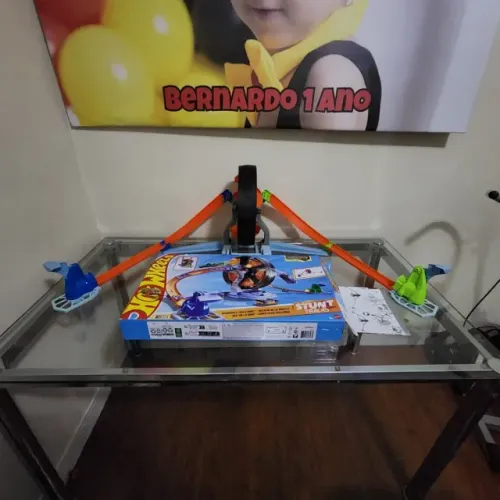 Pista Hot Wheels Percurso Competição Giratória Gjm77