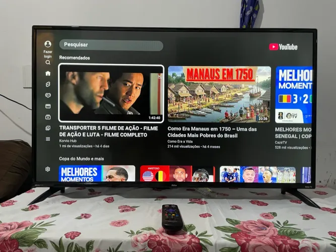 Smart TV 42 Polegadas, COMPLETA