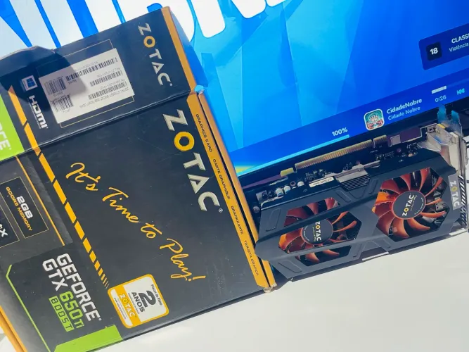 ? PLACA DE VÍDEO ZOTAC GTX 650 Ti 2GB GDDR5 - RODANDO PERFEITAMENTE! OPORTUNIDADE! ?