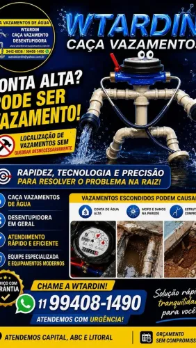 Desentupidora e Caça vazamentos