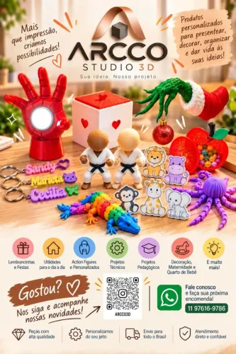 Arcco 3D Personalizados e impressão