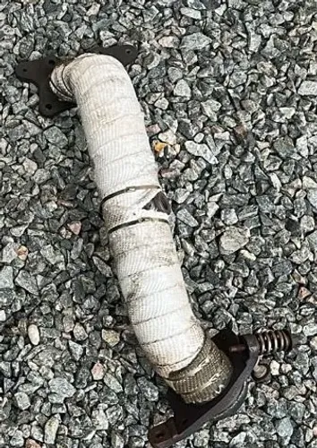 Downpipe preparado com fita térmica + Espaçador de sonda para Civic LXS 2009