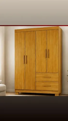 Guarda roupa solteiro 4 portas