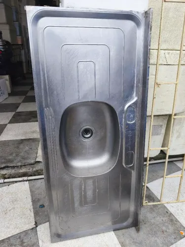 Tampo de pia em inox 1,20×53