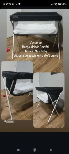 Vende-se Berço Moisés Maxi Baby