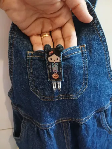 Macacão Alfabeto Feminino 3 anos