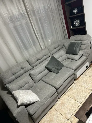 Sofá planejado 5 lugares