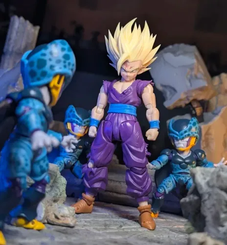 Dragon Ball Z Kit Heads Gohan SSJ voltorb studio novo