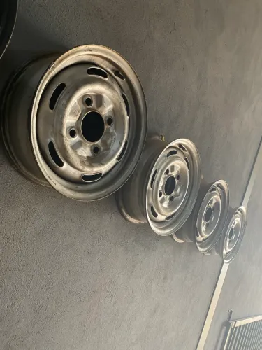 Rodas de aço aro 14 fusca/kombi 4 furos