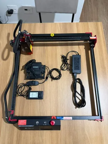 RENDA EXTRA!! Gravadora a Laser AlgoLaser MK2 + Colmeia + Ar