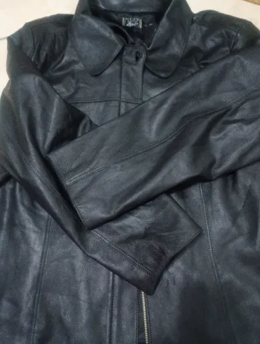 Jaqueta de couro feminina Maison Zank