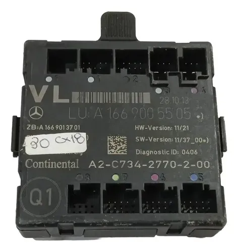 Módulo Porta Diant Esquerdo Mercedes A200 2013 A1669005505