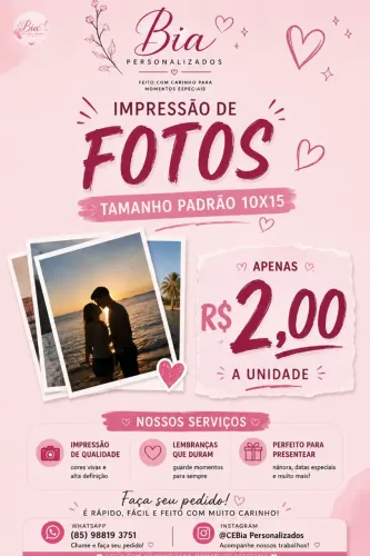Impressão de fotos padrão