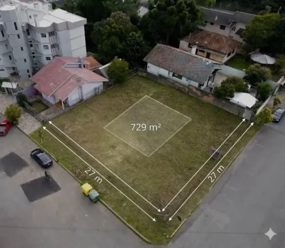 Terreno 729 m²