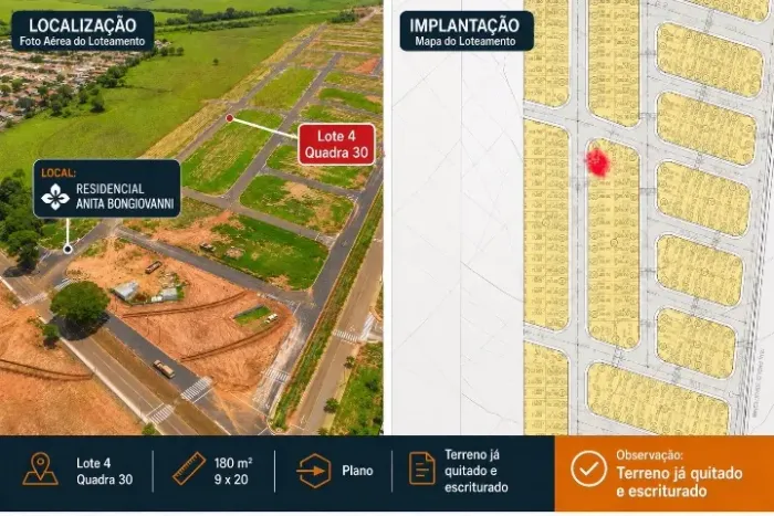 Terreno no Residencial Annita Bongiovani (180m2)