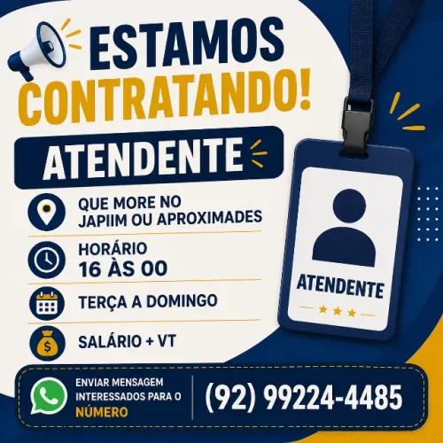 atendente e copeira