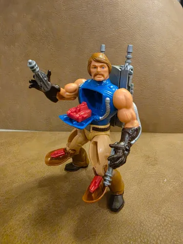 Boneco He Man Rio Blast Mattel completo raridade anos 80
