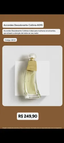 Perfume Accordes O Boticário
