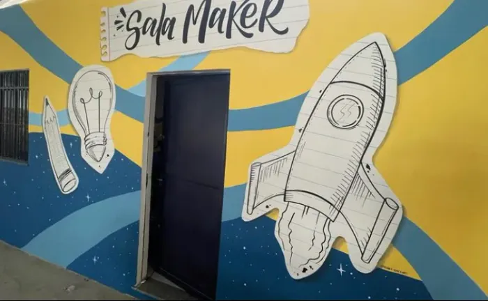 Lettering em paredes