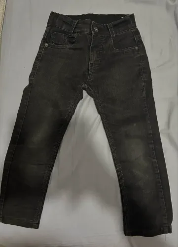 Calça Infantil Jeans Preta