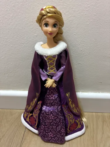 Boneca Rapunzel Holiday original Disney Store