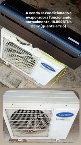 Ar condicionado Carrier inverter 18.000 BTUs
