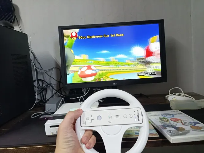 NINTENDO WII + JOGOS + HD 500GB