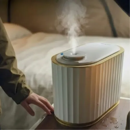 Lixeira com Umidificador de Ar Ultrassônico 4L e Difusor de Aromas Bivolt