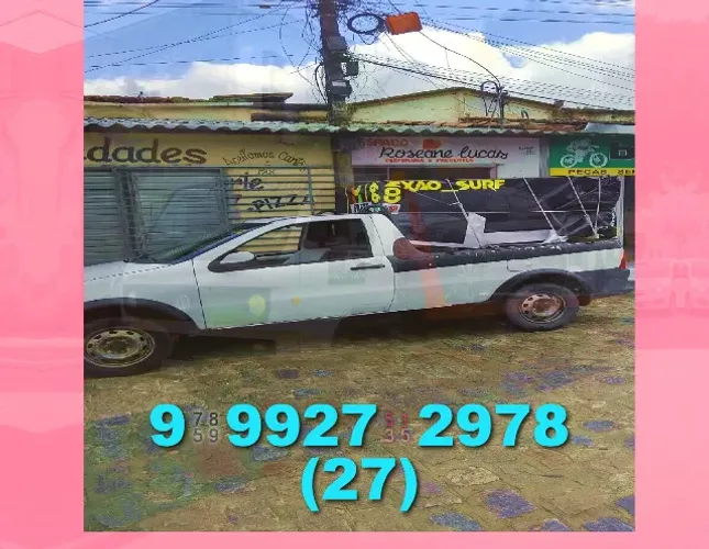 frete! mudamos sua vida com segurança e rapidez. entre em contato: 27 9 99)27=2978.