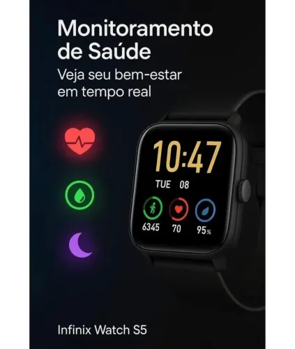 Vendo Relógio Smartwatch Infinix Watch S5 ? NOVO NA CAIXA