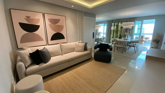 Apartamento com 4 vagas e sacada no Dimora del Sole