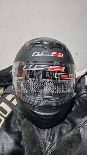 Capacete ls2 n 60 preto fosco novo 