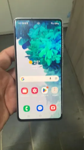 S20 Fe 128gb tela falhando em baixo