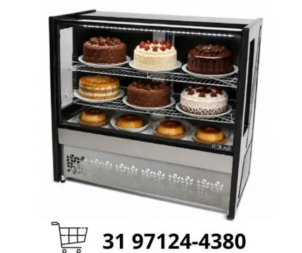 Balcão de Tortas 1,25M Polar Ar Forçado