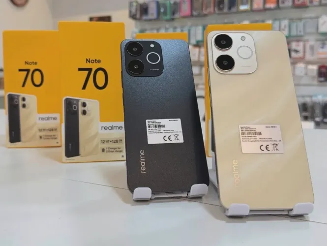 Realme Note 70 256GB / 4GB RAM RAM R$999,00 Dourado | Preto