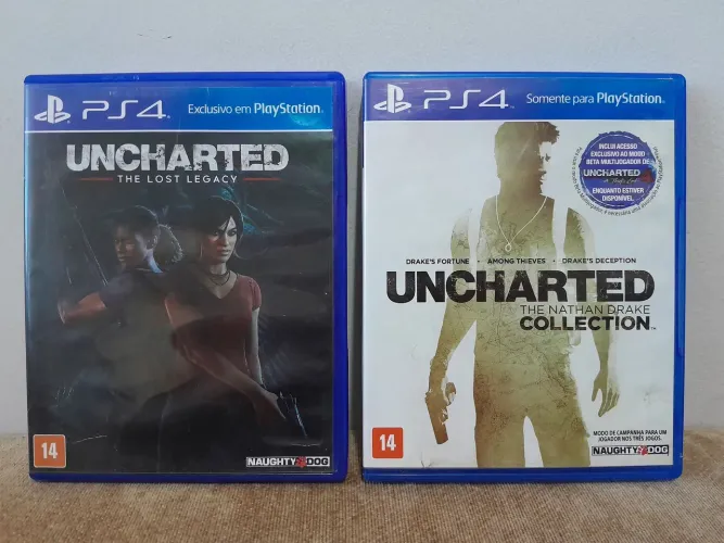 Combo 2x1 Uncharted Lost Legacy e Collection PS4