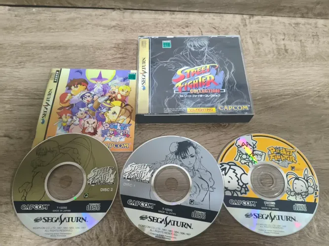 Street fighter colection sega saturn 