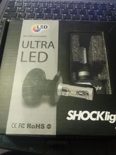 Led ultra led h3 shocklight nova na caixa garantia instalado