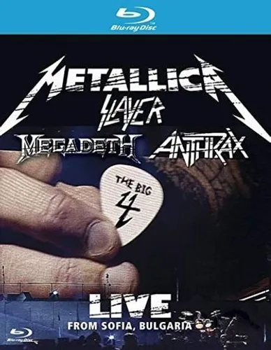 Blu Ray The Big 4 Metallica Slayer Megadeth Anthrax: Live from Sofia, Bulgaria (Autorado)