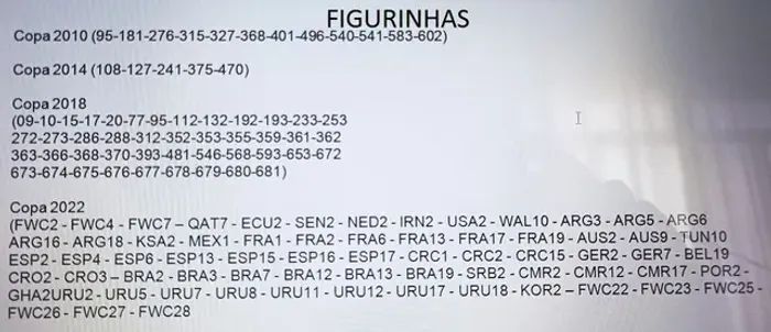 Álbum da copa do mundo completo 2014 ou figurinhas