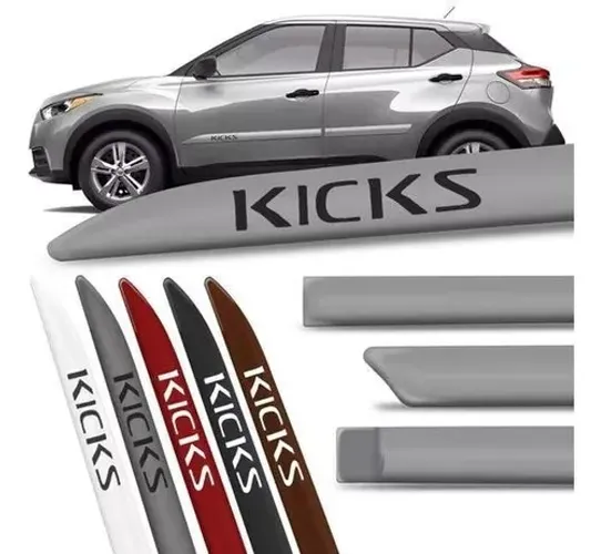 Friso Lateral Nissan Kicks - Branco / Vermelho / Preto / Cinza / Prata / Grafite