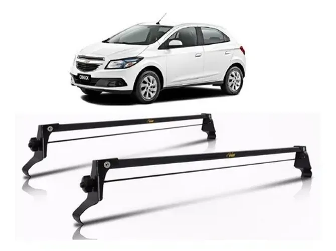 Rack Teto Chevrolet Onix 2020 - Preto Material Aço  - VP 1045