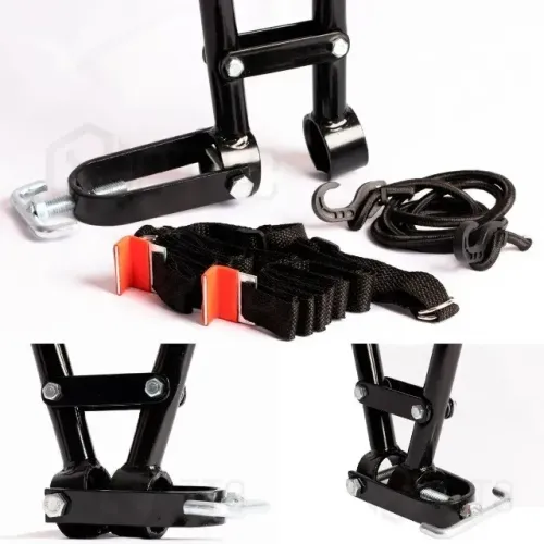 Suporte Transbike V - Engate Bola Reboque - P/ 3 Bikes
