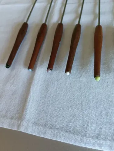 6 garfos longos para fundue