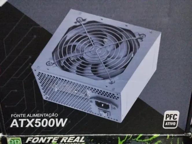 Fonte Real 500w PFC Ativo 